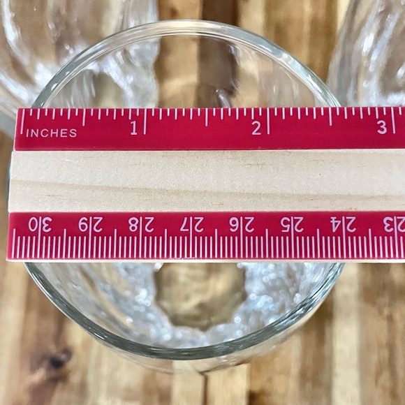 Anchor Hocking Starfire 17oz Iced Tea Drinking Glasses 1996 Star Shaped Base VTG - Picture 7 of 12